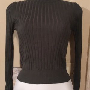 Zara New 2019 sweater dark grey green   NWT XS/S